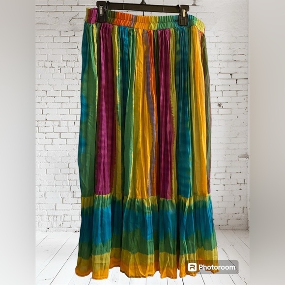 Just My Style Dresses & Skirts - Just My Style Vintage Colorful Long Skirt